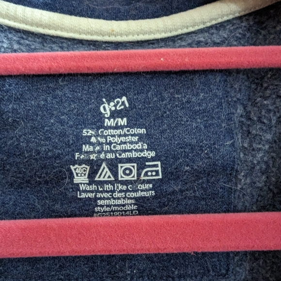 Y2K 3/4 Sleeve Zip Up Sweater - Picture 4 of 8